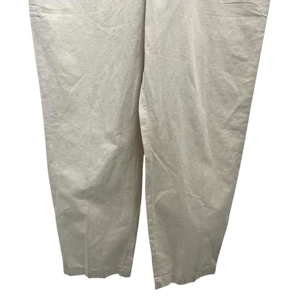 Outerknown NWT S.E.A. Organic Cotton Linen Natural Coveralls Jumpsuit Women’s XL - Picture 9 of 16